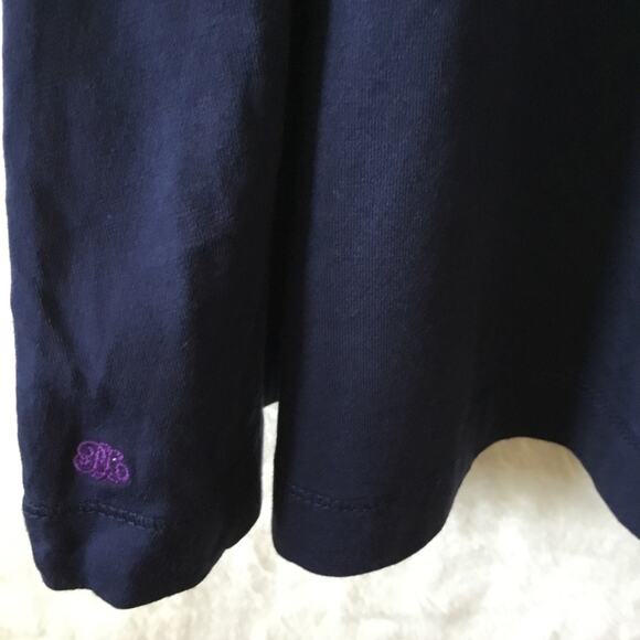 Ralph Lauren Girl Black Dress with Purple Belt - Picture 7 of 15